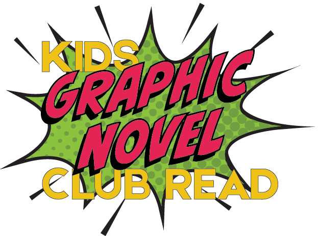 Kids graphic novel club read logo