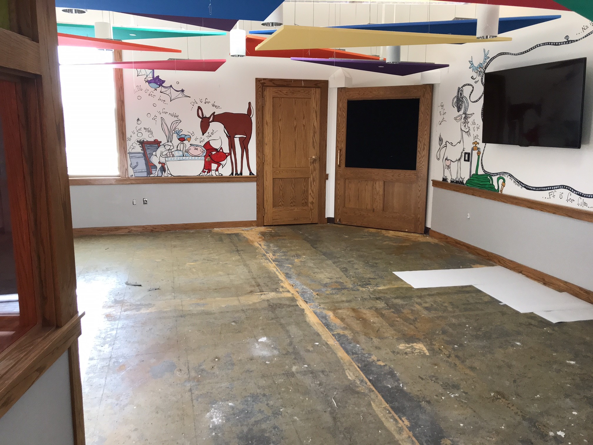Story Room under construction