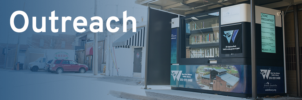 Outreach header showing the Valley Junction Kiosk