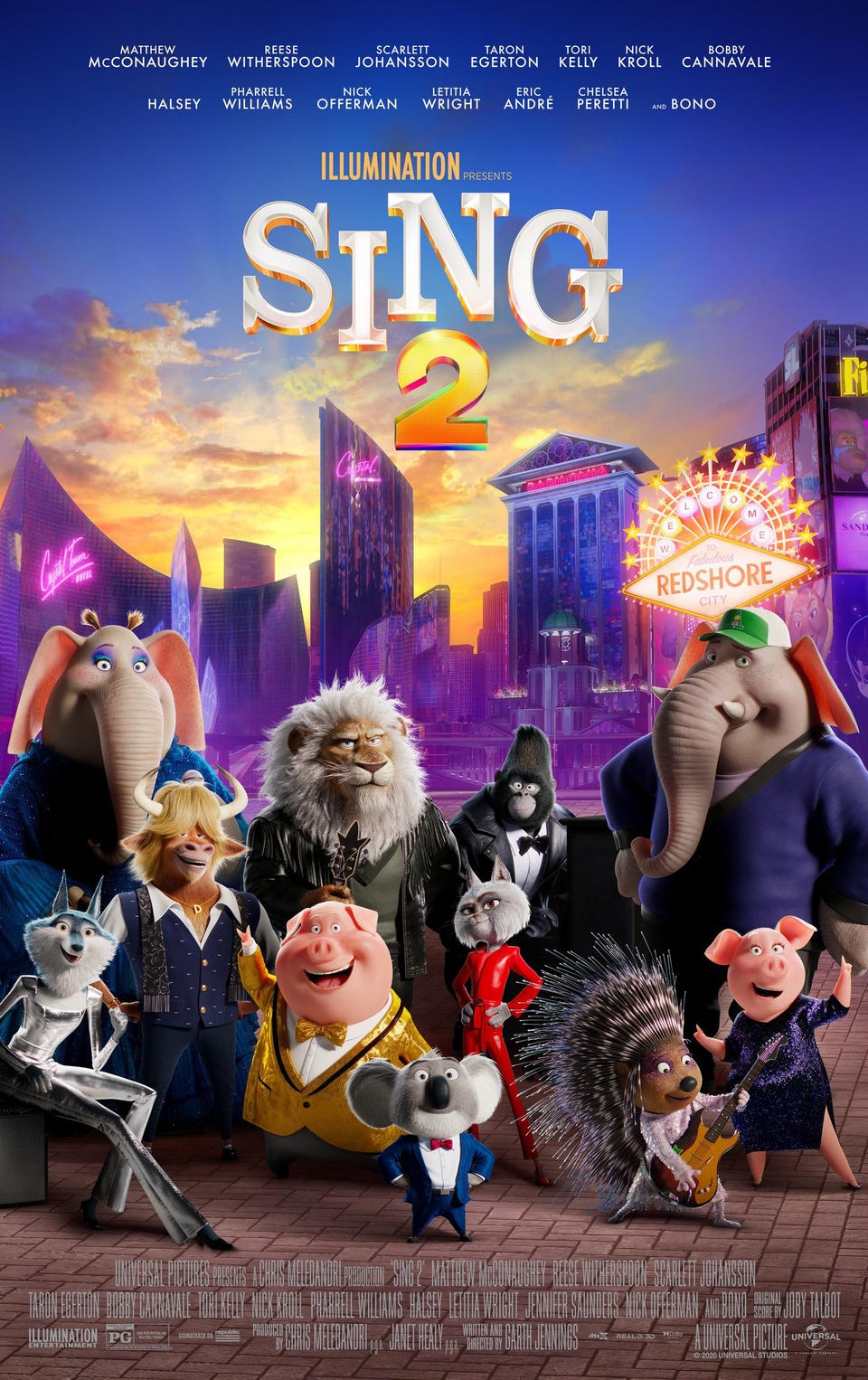 Sing 2 Movie Poster