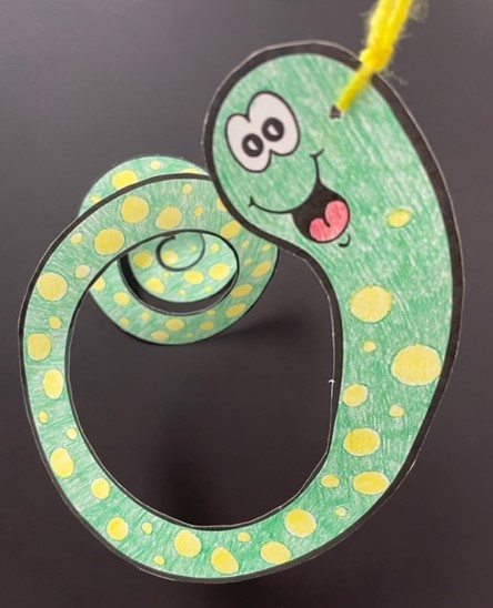 snake yo-yo craft