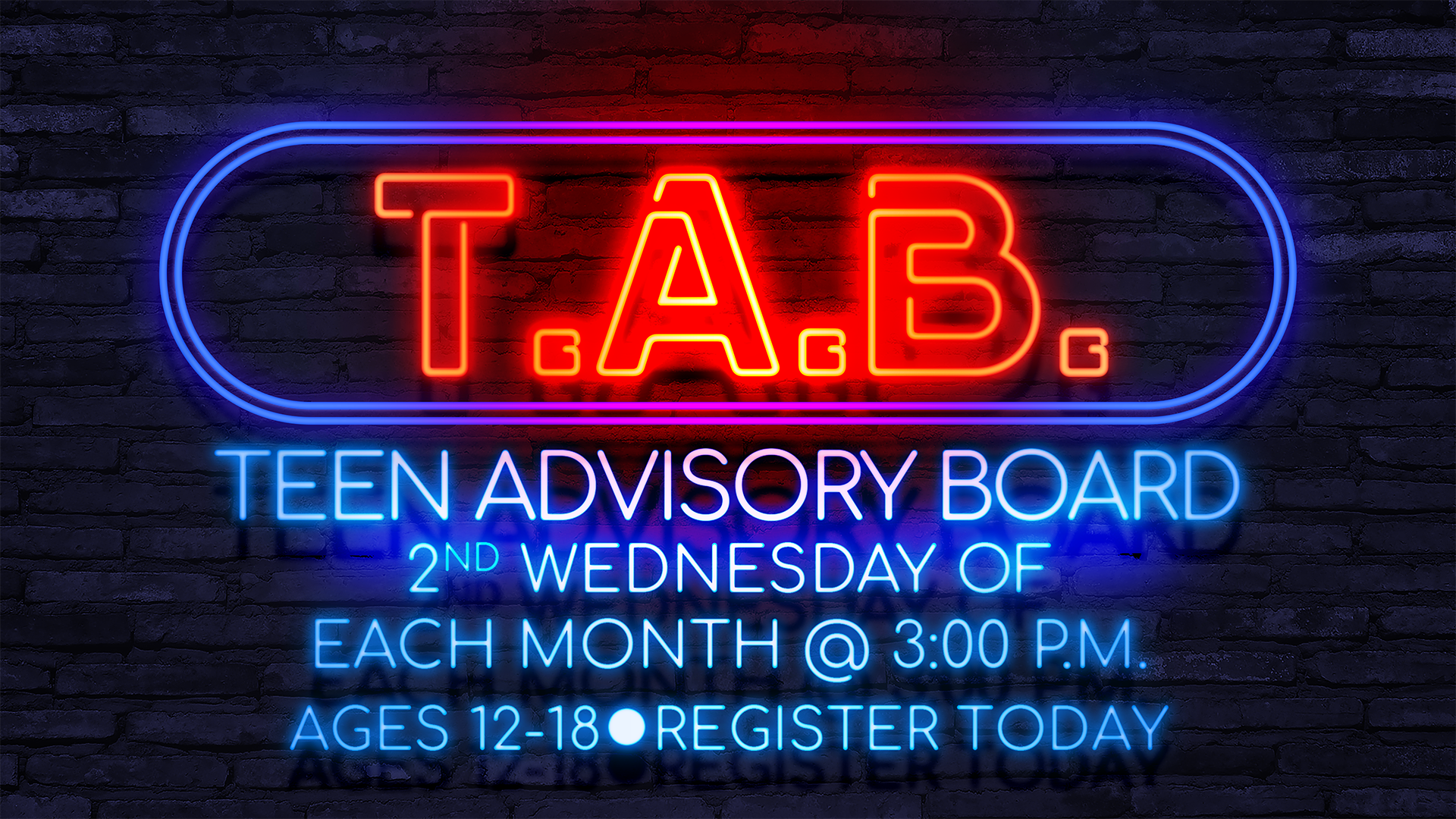 teen advisory board poster