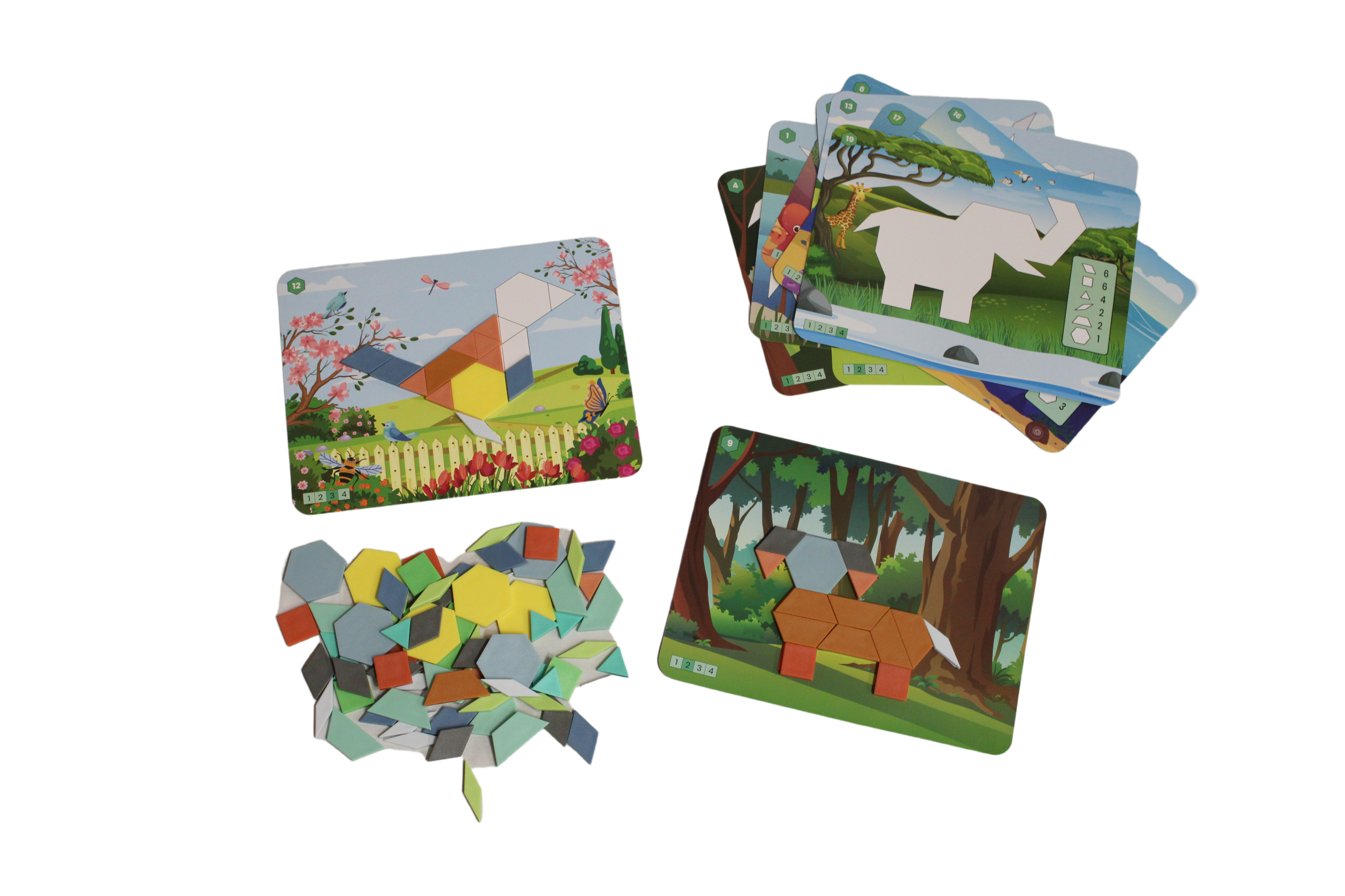 Animals & Insects Pattern Block Puzzle Set