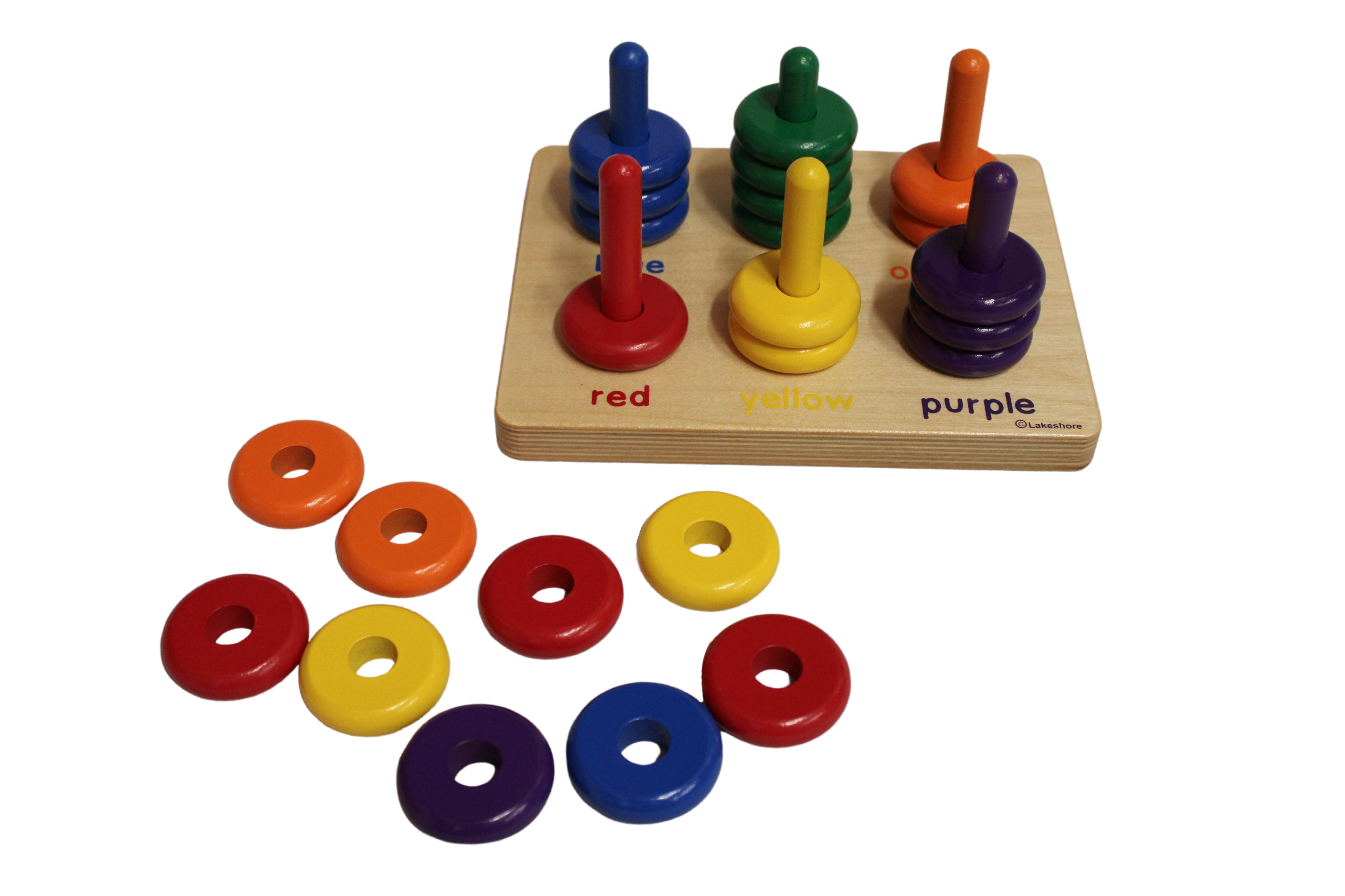 Color Rings Sorting Board