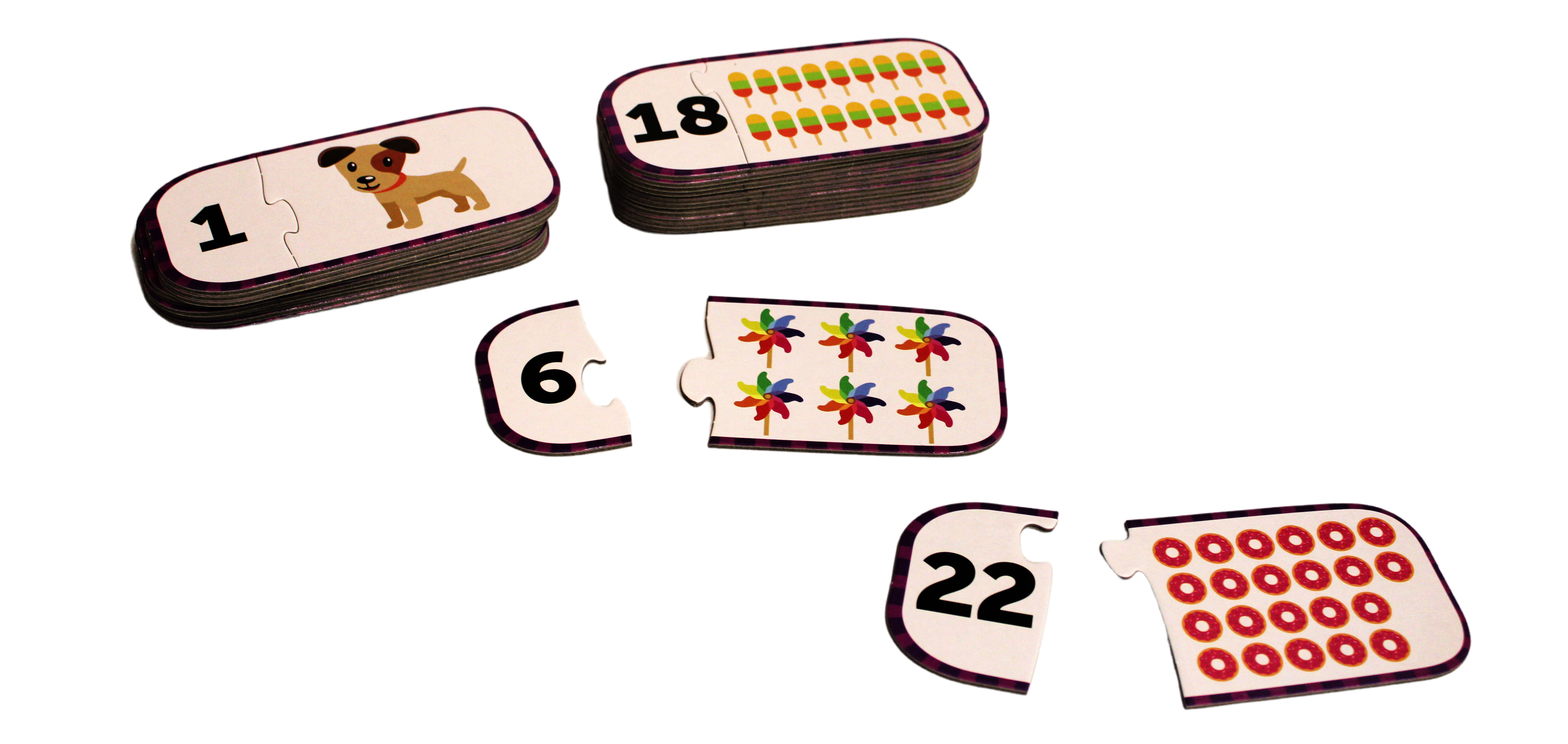 Counting Puzzle Cards