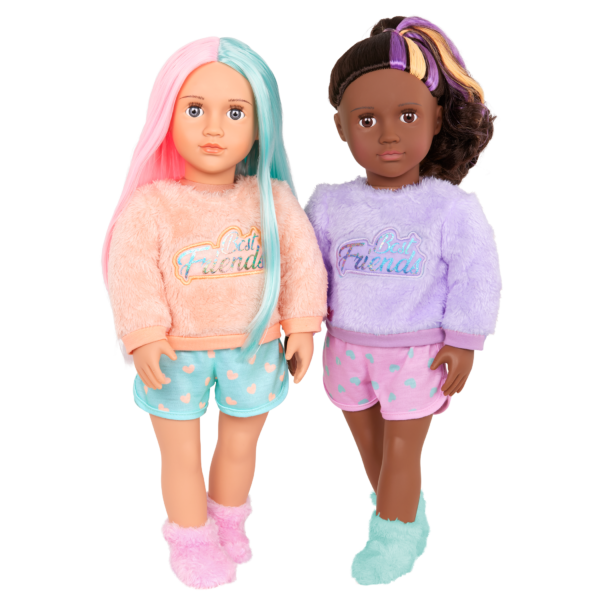 Lumi and Isabel dolls