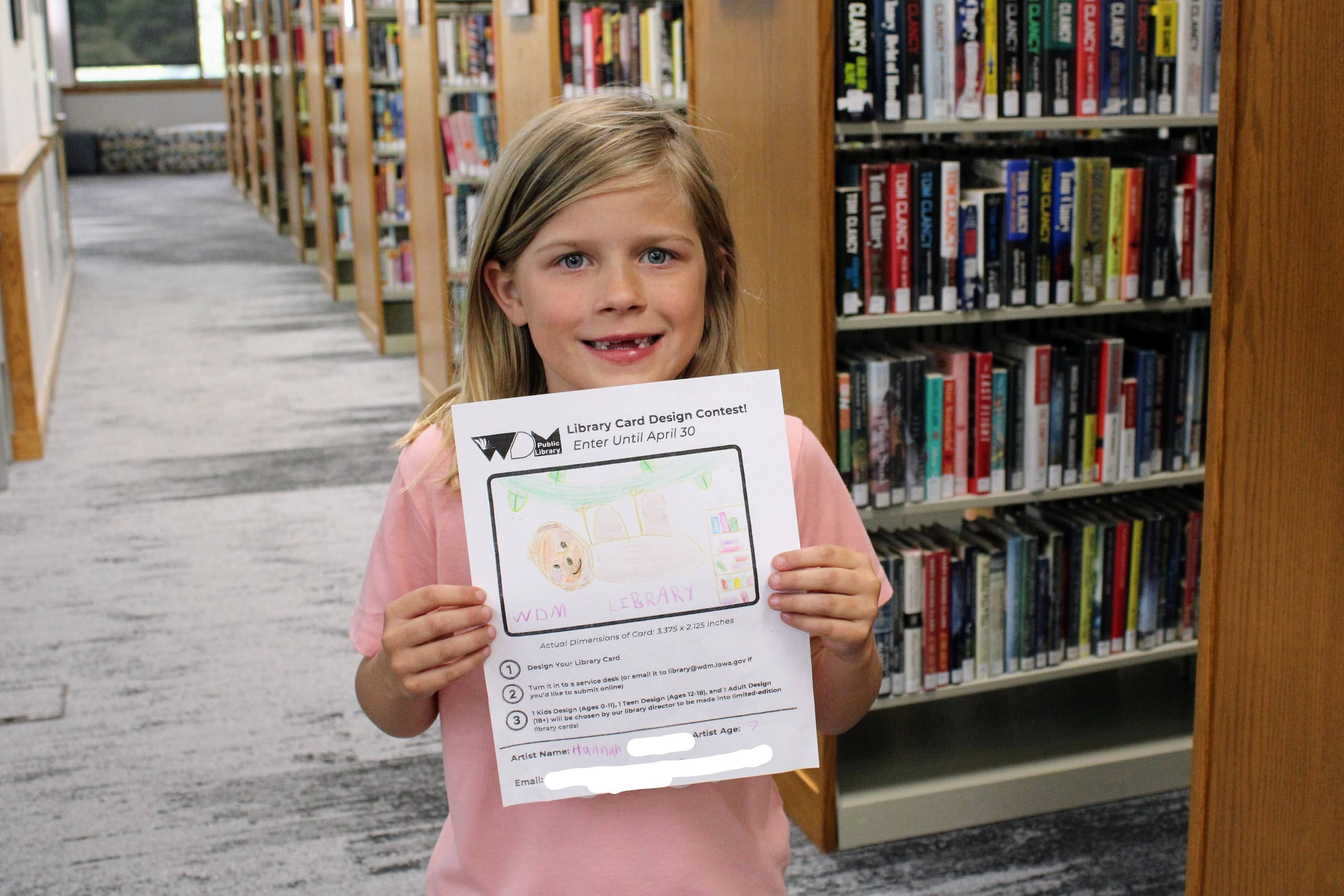 Kid Library Card Design