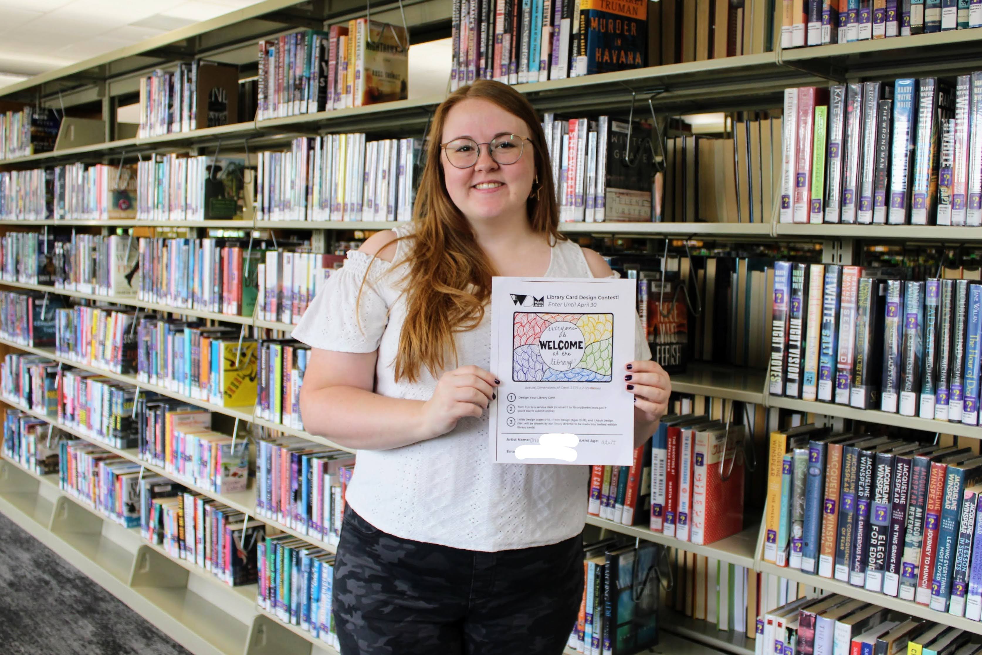 Adult Library Card Design