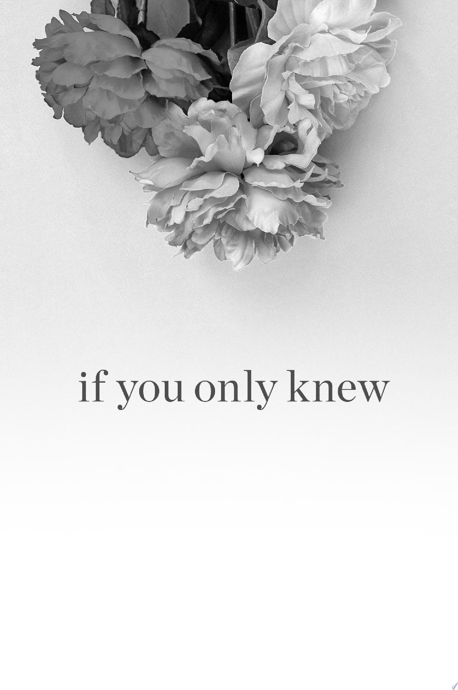 Image for "If You Only Knew"