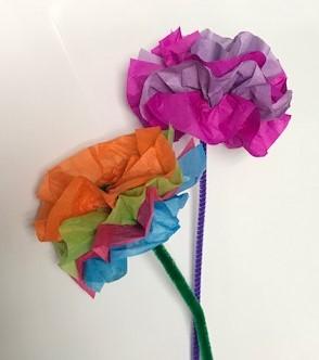 Tissue Paper Flowers