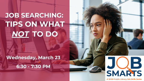 Image for "Job Searching: Tips on What NOT to Do