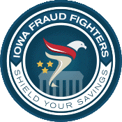 Logo for Iowa Fraud Fighters