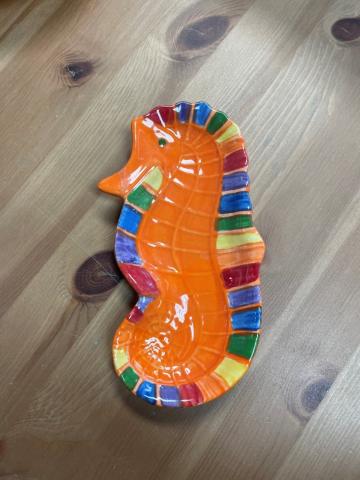 seahorse dish