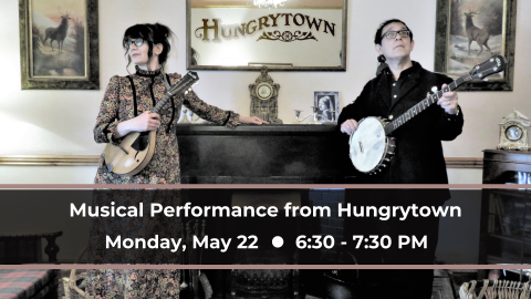 Folk duo musical group  2 members; date/time of program
