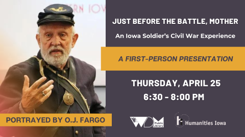image of performer OJ Fargo; date/time of program