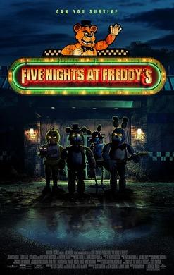 dvd cover for five nights at freddy's