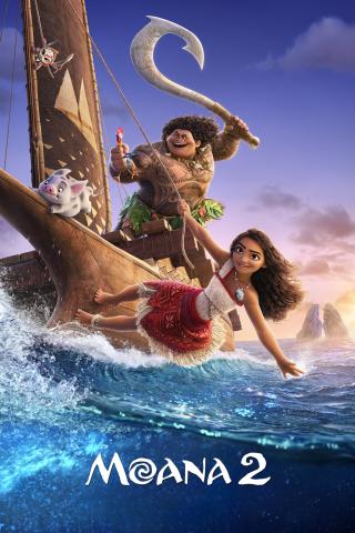 dvd cover for moana 2