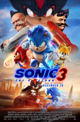 dvd cover for sonic the hedgehog 3
