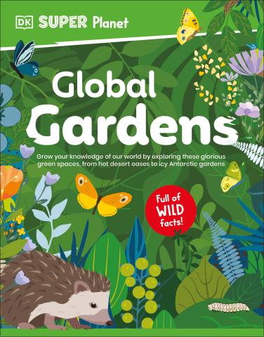 book cover with plants, bugs, animals