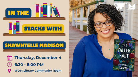 author Shawntelle Madison; date/time of program