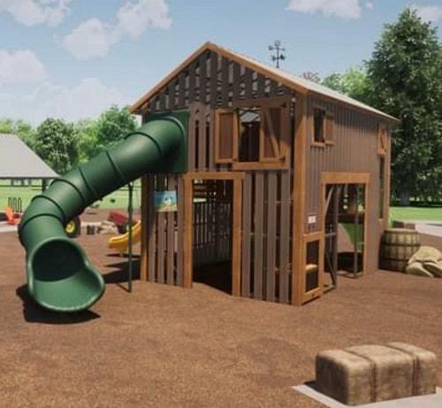 play structure at park