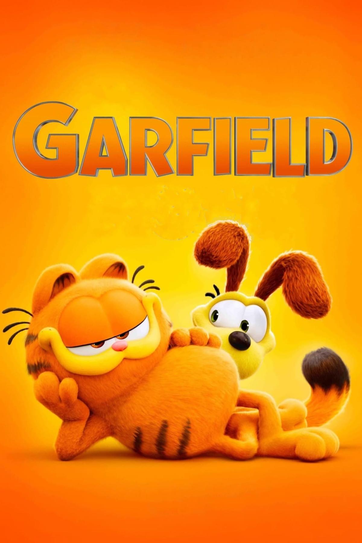 dvd cover for the garfield movie