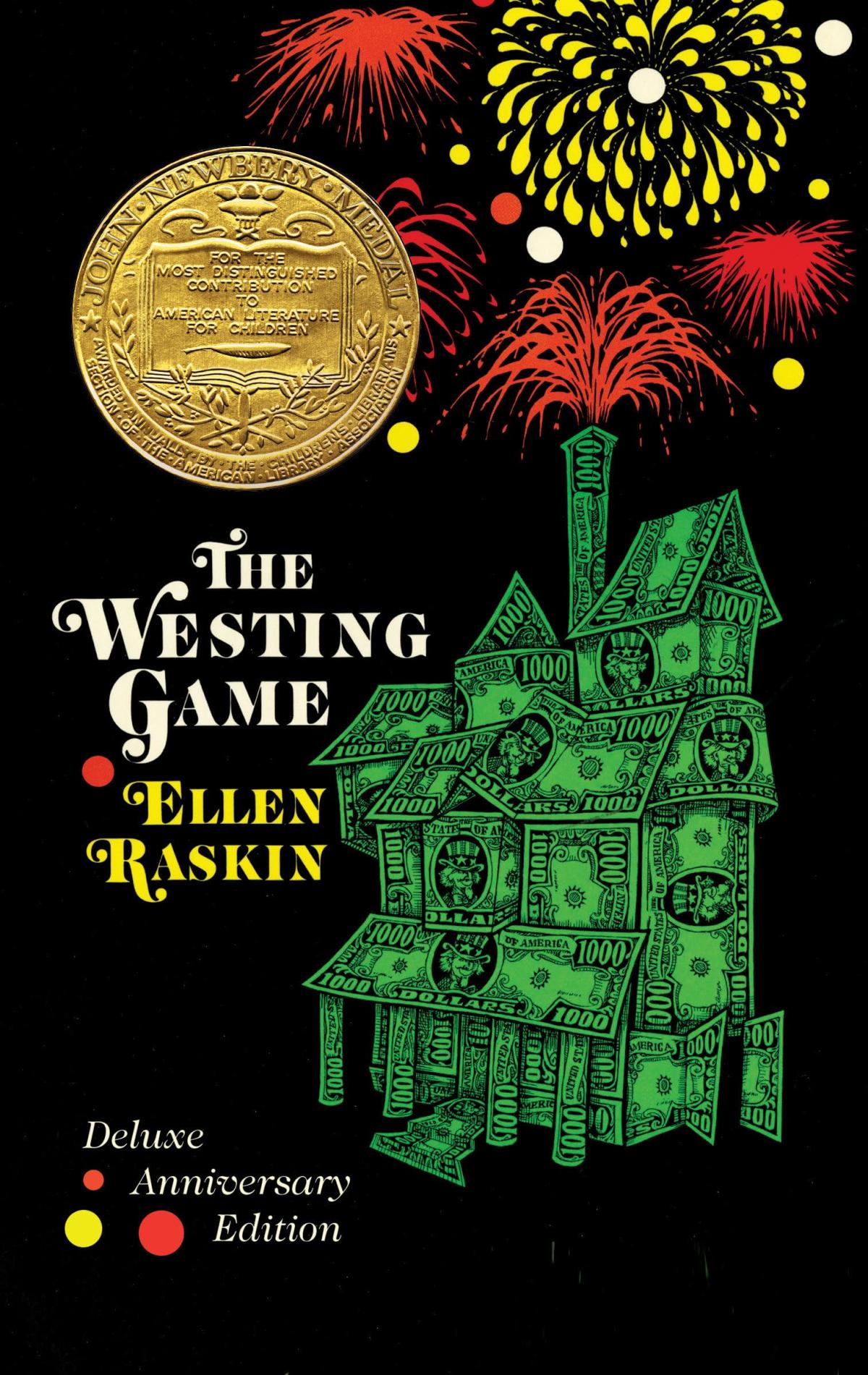 cover for "The Westing Game" by Ellen Raskin