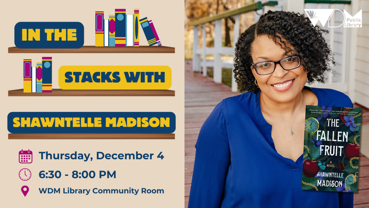 author Shawntelle Madison; date/time of program