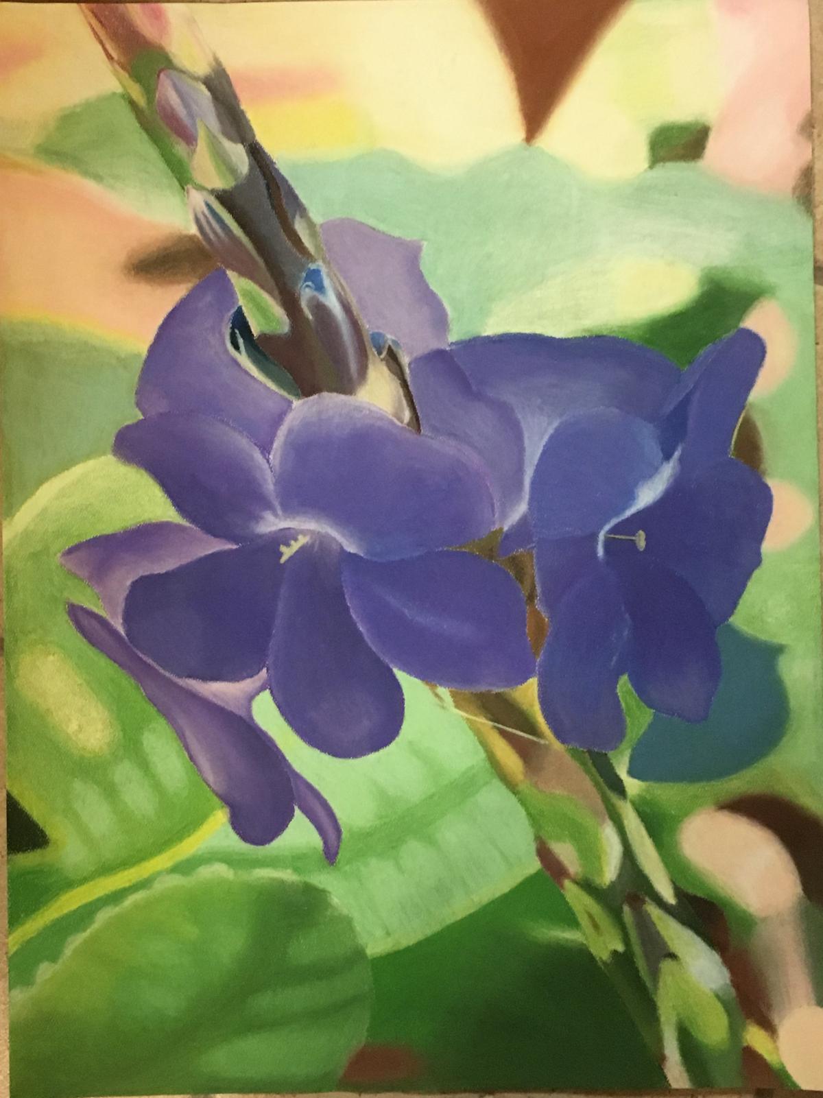 Original artwork of Hawaiian Flowers