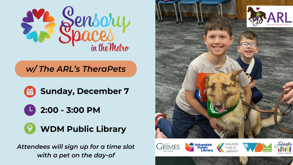 Sensory Spaces West Des Moines Public Library