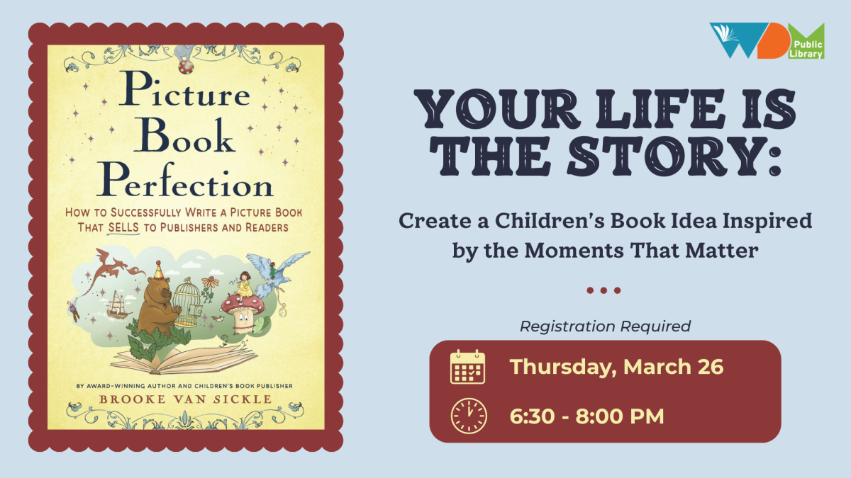 book cover image of book by B. Van Sickle; date/time of event