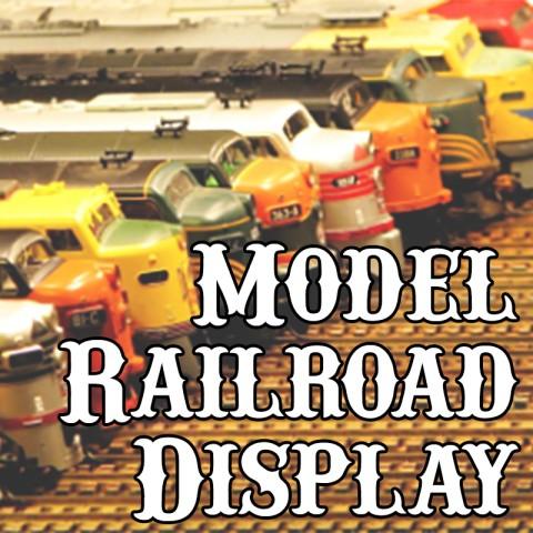 model railroad display
